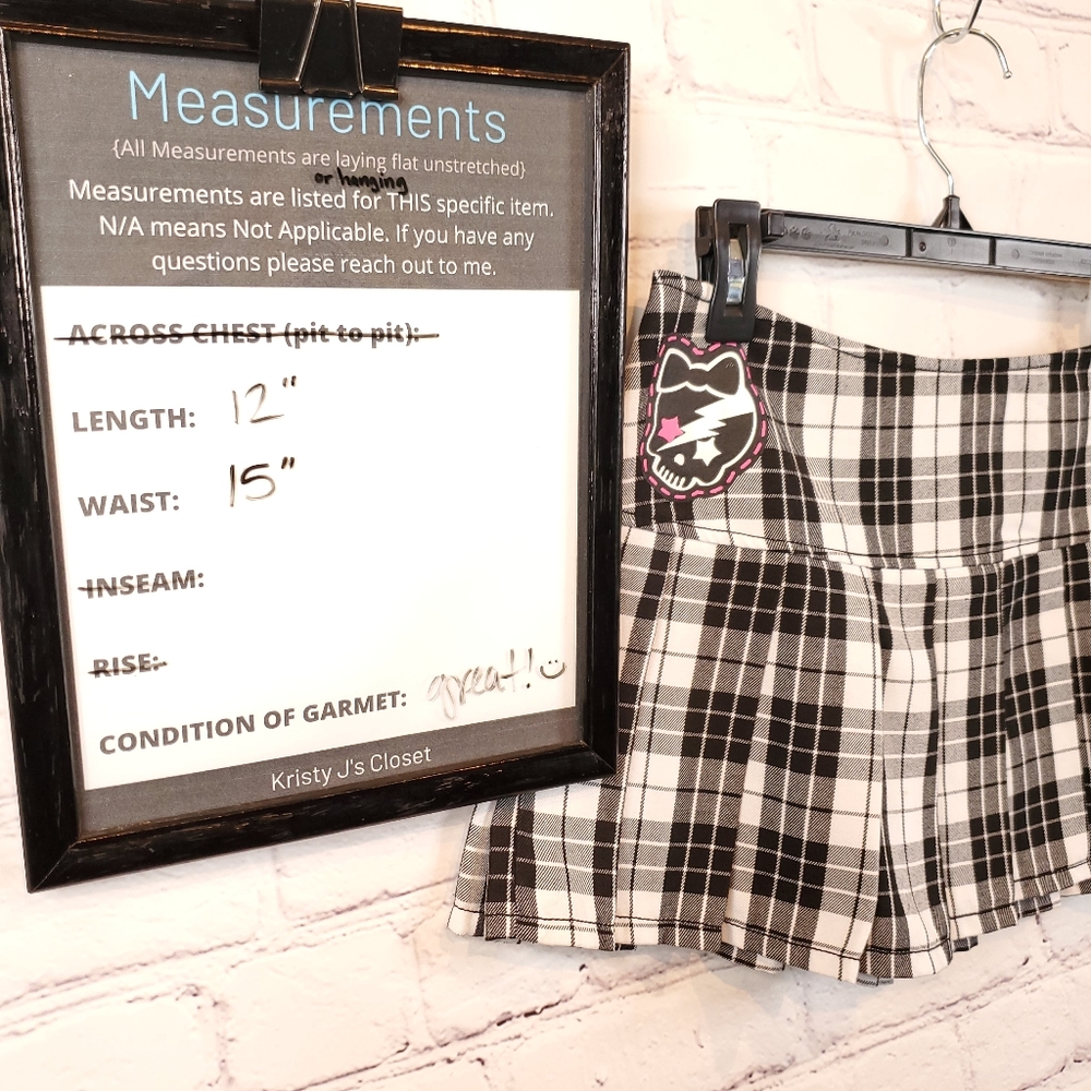 💜 | Abbey Dawn | Plaid mini skirt